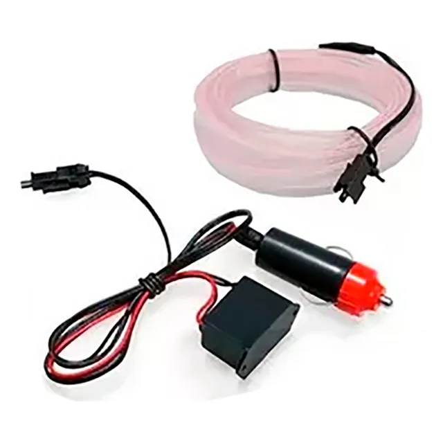 Fita Led Fio Neon El Wire Painel Interior Carro Fibra Ótica