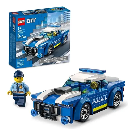 Lego - Juguete De Coche De Policía De La Ciudad.