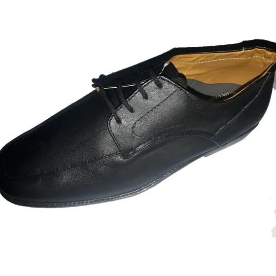 Zapatos De Vestir Hechos En Cuero Escolares Casuales Cosidos
