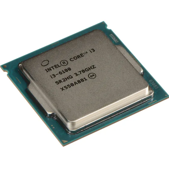Processador gamer Intel Core i3-6100 CM8066201927202 de 2 núcleos e 3.7GHz de frequência com gráfica integrada