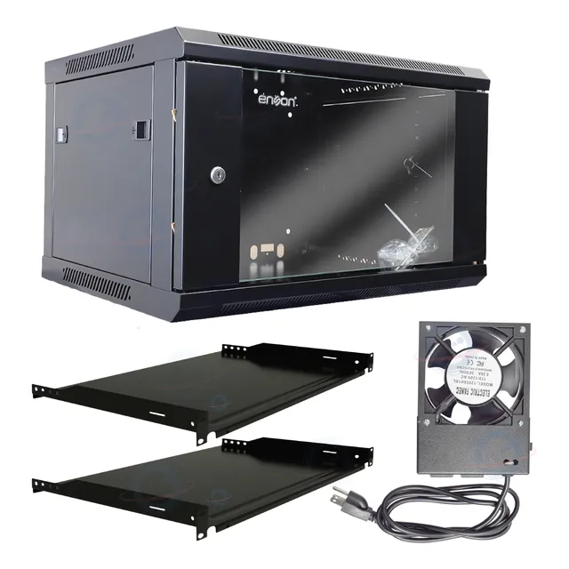 Kit Gabinete De Pared Ens-rkgb6u 2 Charolas Y 1 Ventilador