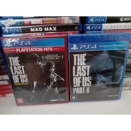 The Last Of Us 1 E 2 / Ps4 (novos)