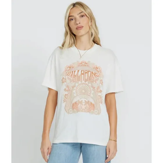Polo Billabong Mujer Waves Of Change  Blanco