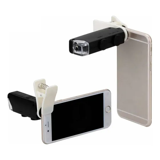 Lupa Microscopica Digital Celulares Universal 60-100x Led