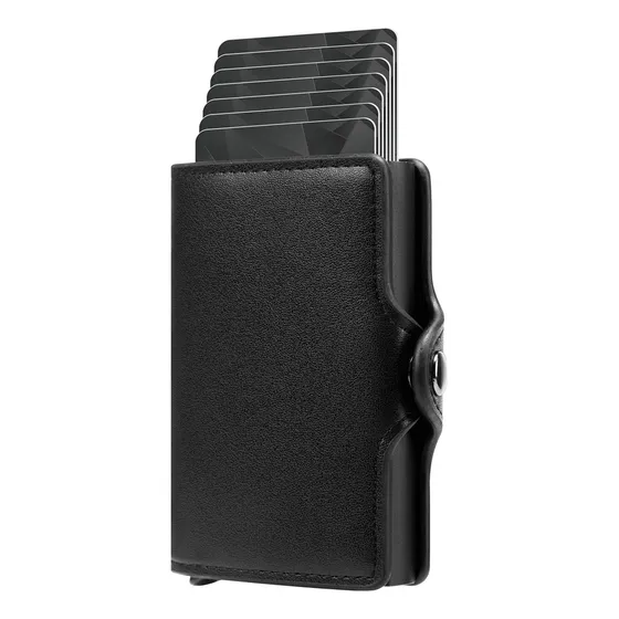 Billetera Porta Tarjetas Con Proteccion Anti Robo Rfid