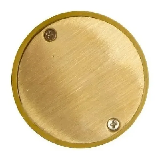 Rejilla Desague Centro Piso Tapa Ciega 2pLG De Bronce Gs