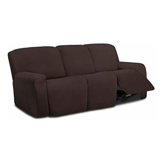 Funda De Sofa Easy-going Reclinable De Forro Polar Chocolate Funda De Sofa Easy-going Reclinable De Forro Polar Chocolate