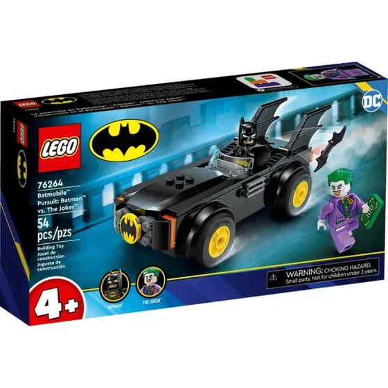 Bloco De Montar Lego Dc Batmóvel: Batman Vs Coringa 54 Peças