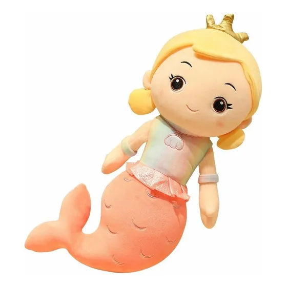 D Almofada Sereia Princesa Boneca Brinquedo De Pelúcia 50