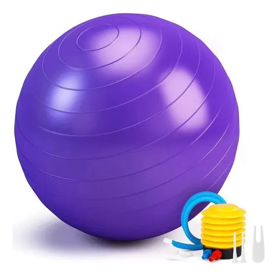 Pelota Balón Terapéutico Fitball Yoga Pilates 75cm Inflador