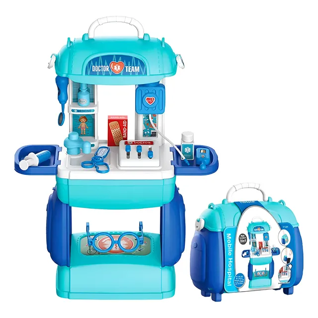 Juego Set De Doctor Hospital En Valija 23 Accesorios