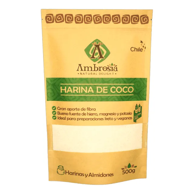 Ambrosia Harina De Coco Sin Gluten 500 G