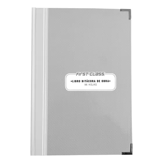 Libreta Estrella FRANCES 1347 96 hojas cuadriculadas unidad x 1 34.5cm x 24cm bitácora de obra color gris