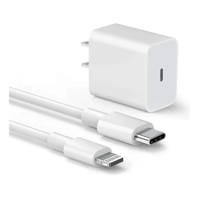 Cargador 20w iPhone Carga Rápida Con Cable Usb Lightning