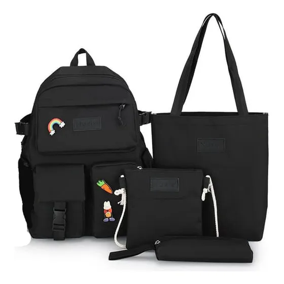 Bolso Morral Mochila Set Escolar Multifuncional Chacao