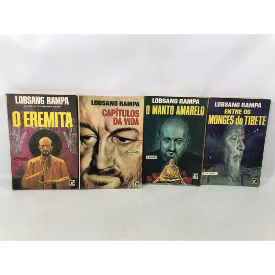 Livros Losang Rampa Esoterismo Editora Record 4 Volumes A414