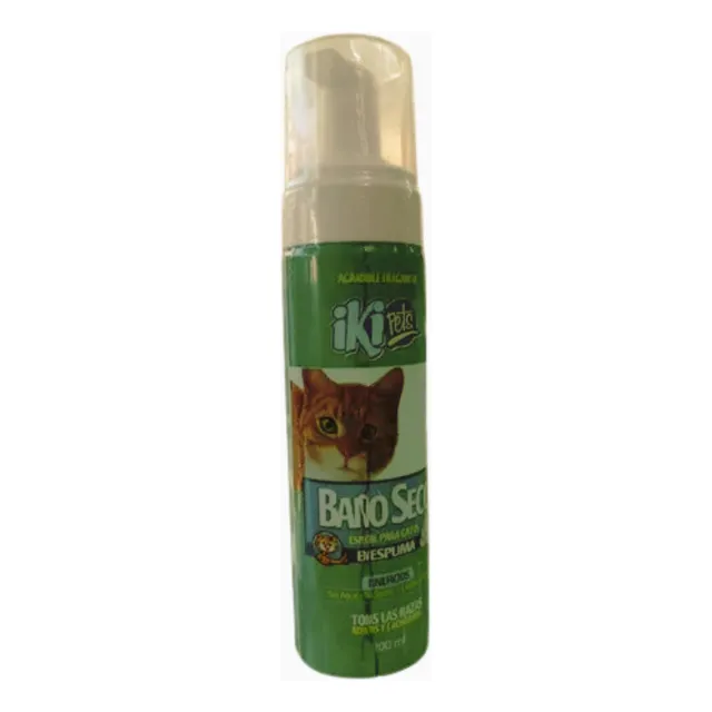 Baño Seco En Espuma Para Gato 150ml Fragancia Frutal- Floral
