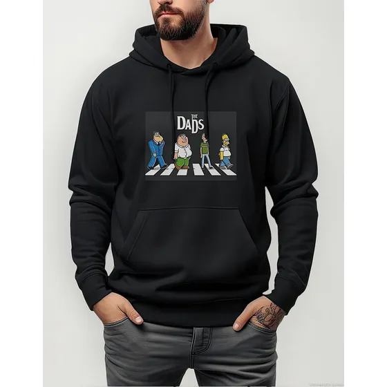 Sudadera Papá Simpson Rick And Morty Friends Beatles