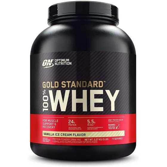 Proteina Gold Standard 100% Whey 5 Lb Optimun Nutrition 