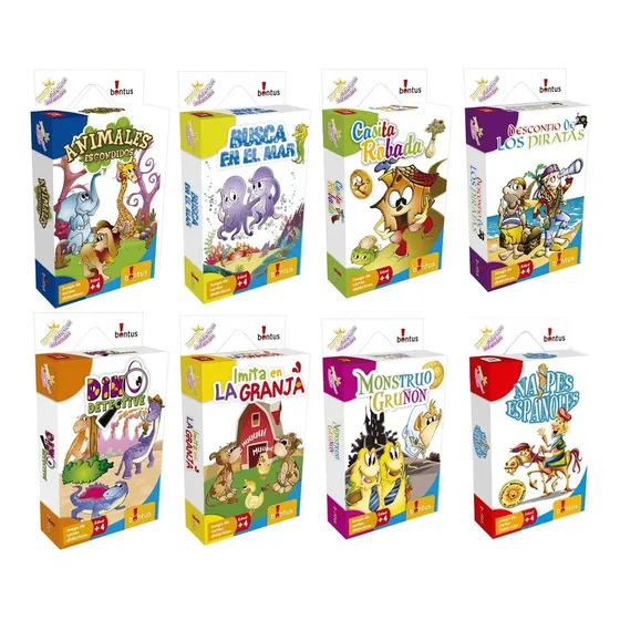 Juegos De Mesa Bontus Cartas Infantil Varios Modelos Lelab