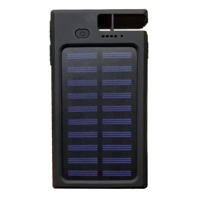 Power Bank Qi Solar Para Samsung, Mxqib-002, 10000ma, Negro