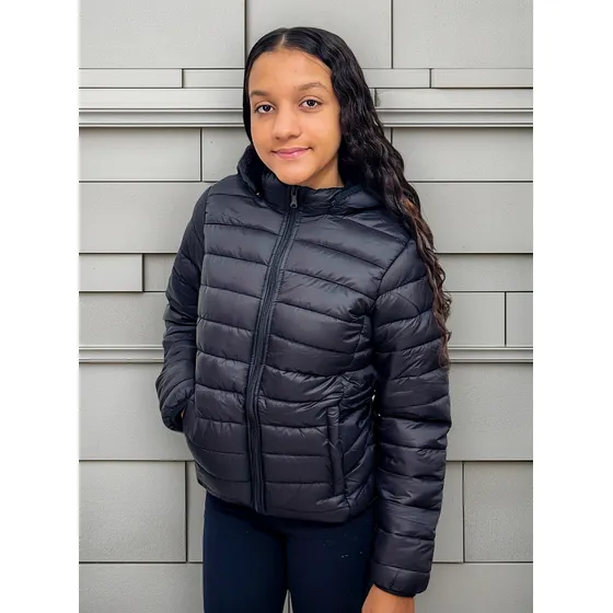 Jaqueta Infantil Feminina Blusa Peluciada Casaco Bobojaco