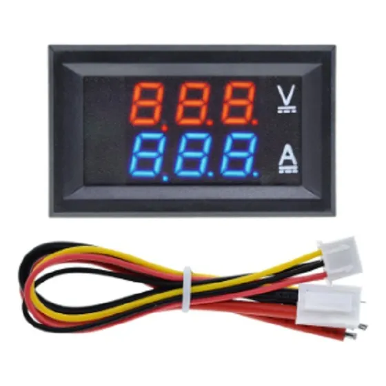 Mini Voltímetro - Amperímetro Led Panel Pantalla Digital