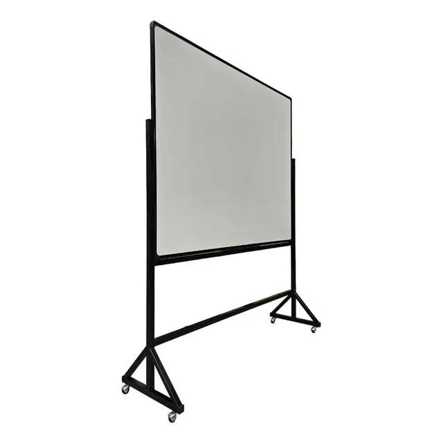 Pizarra Doble Lado Con Pedestal Rodante Medida: 180x120cm.