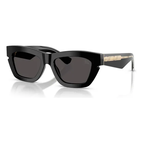 Óculos De Sol Burberry Engraved Check Preto Be4454 300187-52