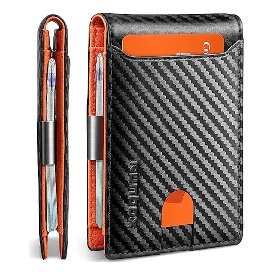 Runbox Billeteras Delgadas Para Hombre  Cartera