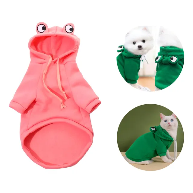 Sueter Sudadera Ropa Gato Perro Mascotas Disfraz Rana