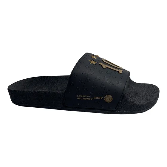 Ojotas Chanclas - Seleccion Argentina 3 Estrellas - Negras 