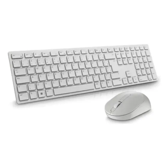 Teclado E Mouse Pro Wireless Km5221w Branco Dell