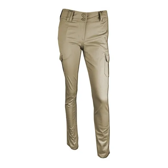 Pantalón Cargo Mujer Pampero Super Cómodos Algodón Elastano