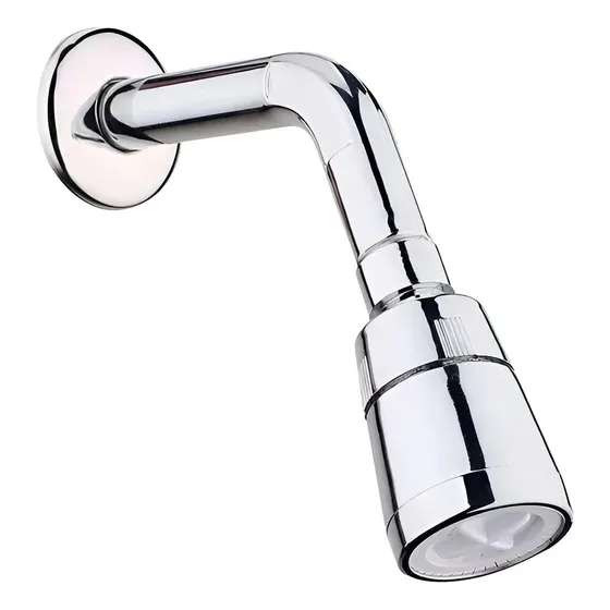 Ducha Regadera Sencilla Pico Curvo Cromada