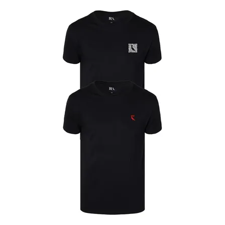 Kit 2 Camisetas Reserva Notificação E Qrcode Preto M
