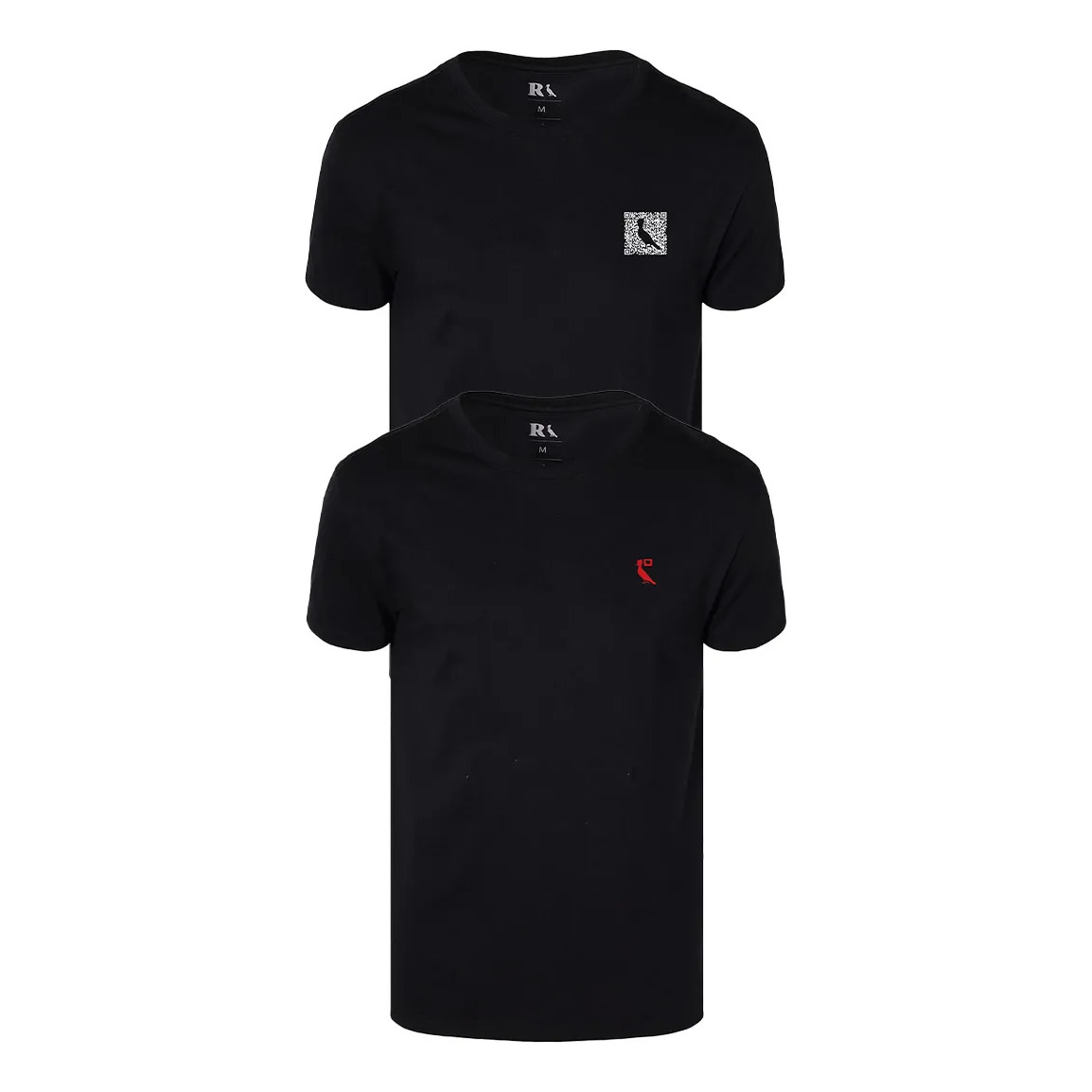 Kit 2 Camisetas Reserva Notificação E Qrcode Preto M Kit 2 Camisetas Reserva Notificação E Qrcode Preto M