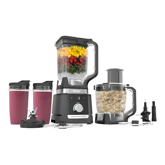 Sistema De Cocina Ninja Deluxe, 1600 Vatios, 3 En 1 Negro