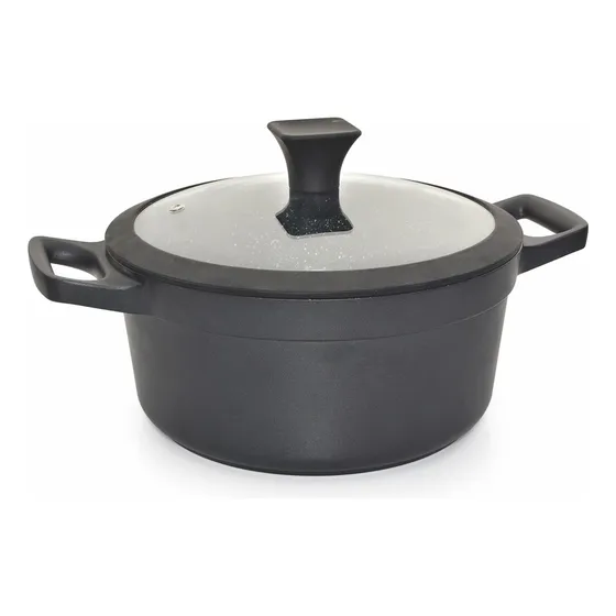 Cacerola De 28cm Con Antiadherente Cuori Nero