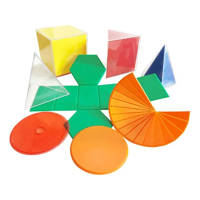 Cuerpos Geométricos Con Redes Plegables 2d/3d