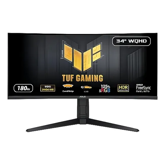 Monitor curvo Asus Tuf Gaming 34 1440p 1500r (vg34vql3a) - Q