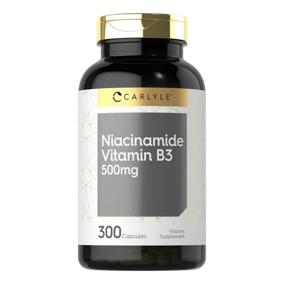 Suplemento Carlyle, Niacinamida Y Vitamina B3, 500 Mg, 300 C