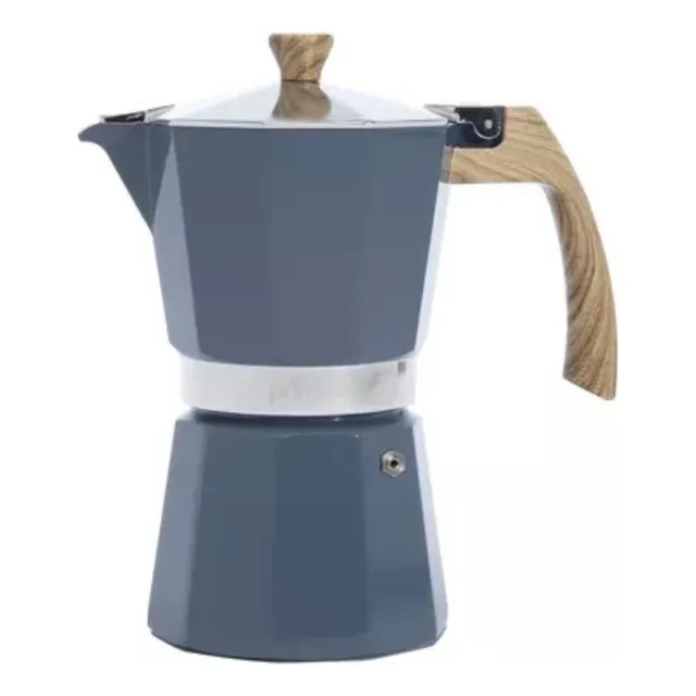 Cafetera Clasica Italiana 6 Tazas Manual De Aluminio