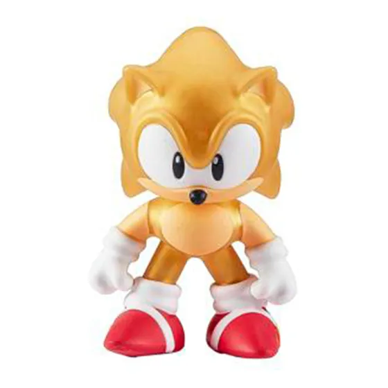 Boneco Elástico Sonic Heróis Goo Jit Zu Que Estica Dourado Sunny Brinquedos