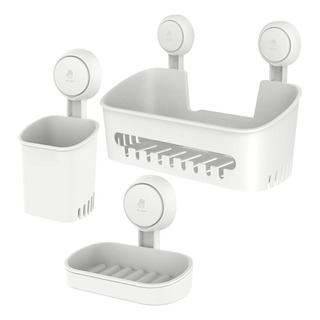 Organizador De Ducha Con Ventosa, Estante De Ducha, Cesta De Organizador De Ducha Con Ventosa, Estante De Ducha, Cesta De