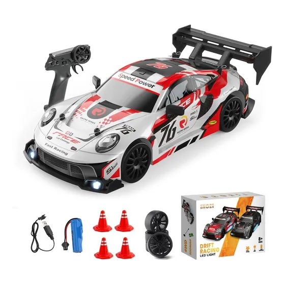 Coche De Juguete Turbotoys 1:24 A Prueba De Choques De Pvc D