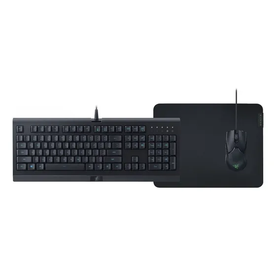 Ltc Combo Razer 3en1 Teclado Mouse Mousepad Level Up Bundle Color del teclado Negro