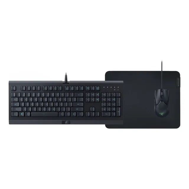 Ltc Combo Razer 3en1 Teclado Mouse Mousepad Level Up Bundle Color del teclado Negro