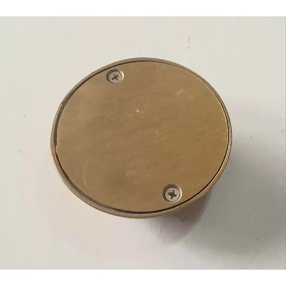 Rejilla Bronce Desague Piso Tapa Ciega 2 PuLG.