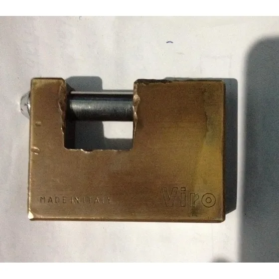 Candado Anticizalla De 77 Mm. Marca Viro Usado 3 Llaves 